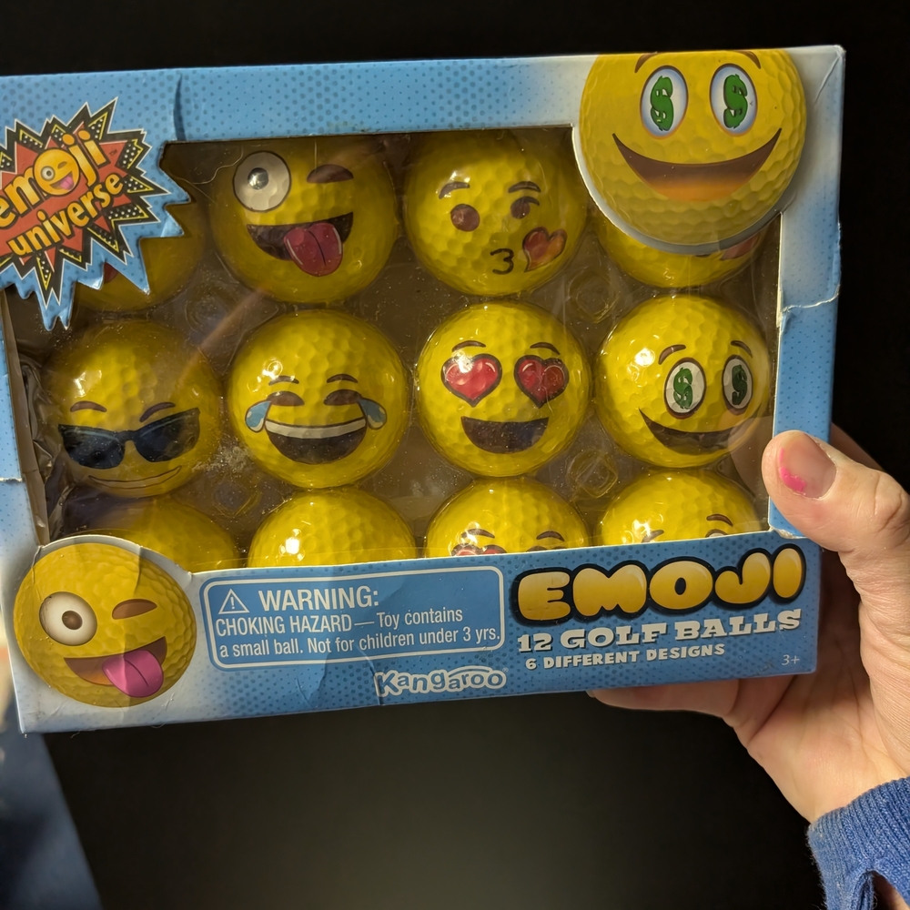Emoji Golf Balls Set